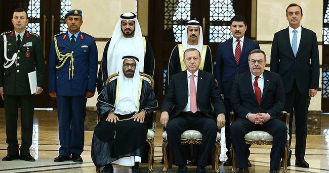 Erdoğan, BAE’nin Ankara Büyükelçisi Marar’ı kabul etti