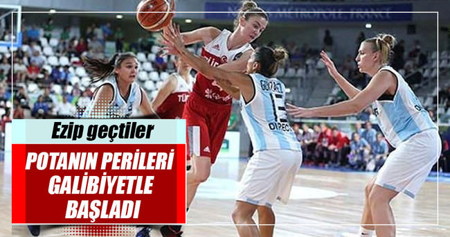 Türkiye A Milli Kadın Basketbol Takımı galibiyetle başladı