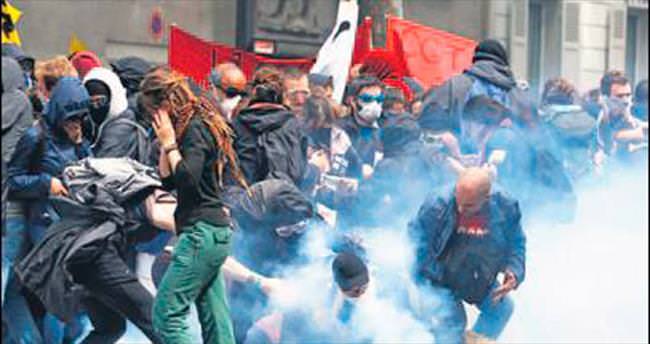 Hollande’dan sert tehdit: Tüm gösterileri yasaklarız