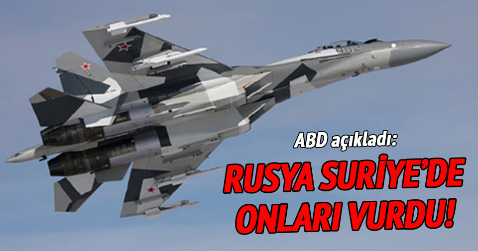 Rusya, Suriye’de ABD’nin desteklediği muhalifleri vurdu!