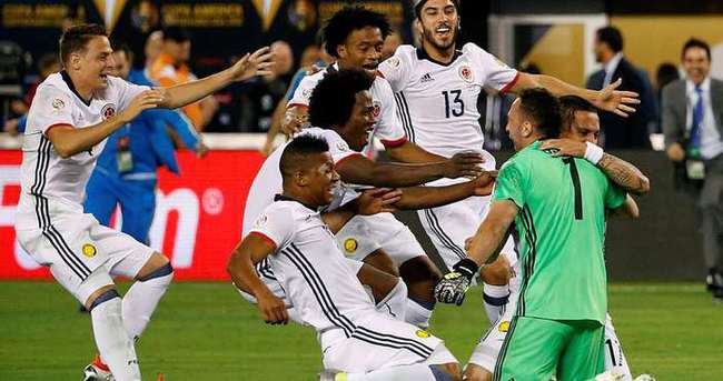 Kolombiya penaltılarla yarı finalde