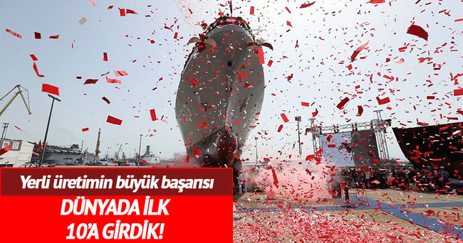’Türkiye savaş gemisi üretiminde ilk 10’da’