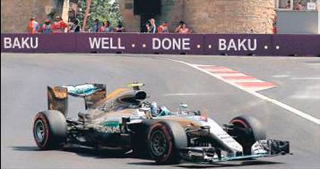 Bakü’de en hızlı zaman Rosberg’in
