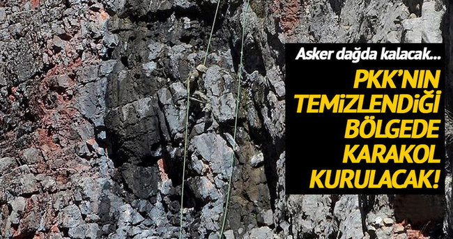 PKK’ya dağda kara operasyonu!