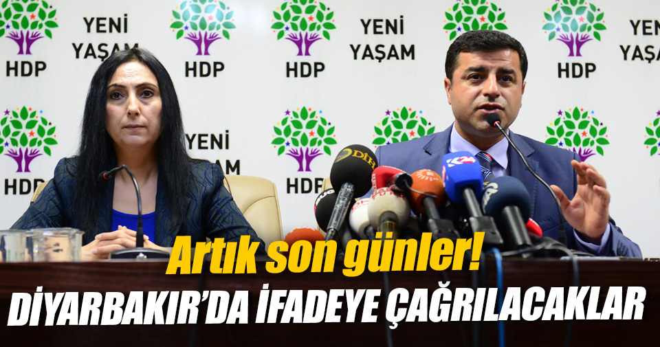 HDP’li vekiller için hazırlanan 30 fezleke Diyarbakır’da