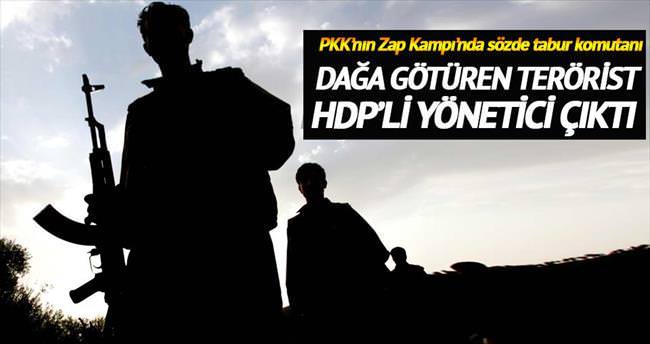 Dağa götüren terörist HDP’li yönetici çıktı