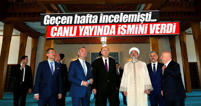 Cumhurbaşkanı Erdoğan Esenboğa’da cami açılışına katıldı