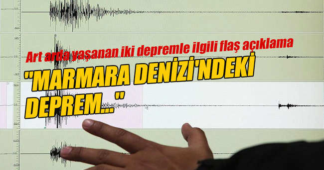 Marmara Denizi’ndeki deprem bekleniyordu