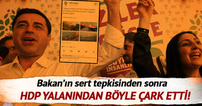 Bakan’ın sert tepkisi sonrası HDP özür diledi!