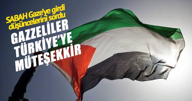 Gazze halkı Türkiye’ye müteşekkir