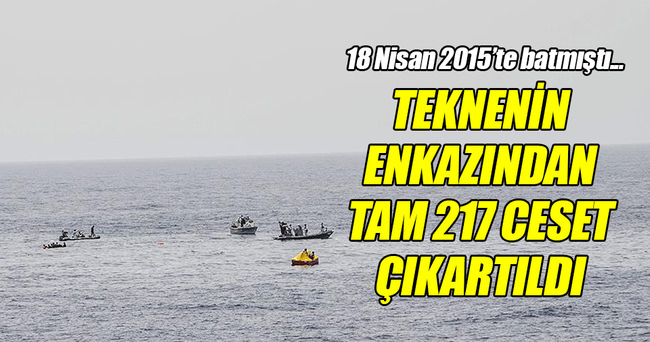 Göçmen teknesinin enkazından 217 ceset çıkarıldı!