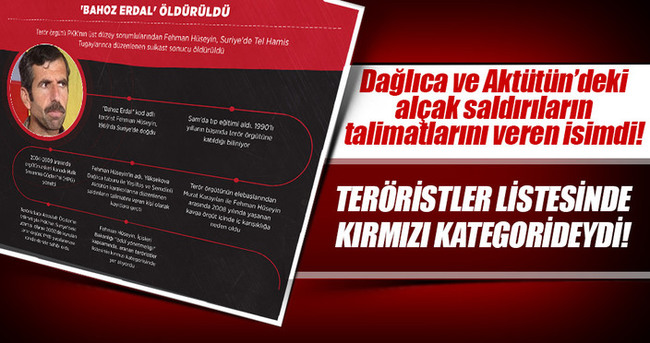 ’Bahoz Erdal’ teröristler listesinde kırmızı kategorideydi