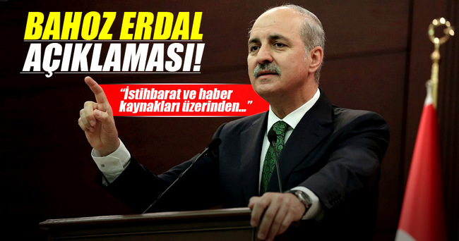 Numan Kurtulmuş’tan Bahoz Erdal açıklaması