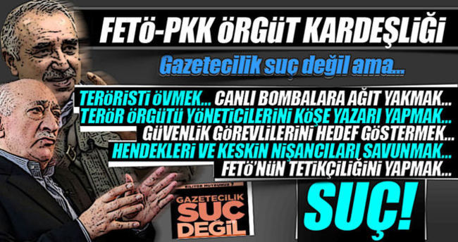 FETÖ-PKK örgüt kardeşliği!