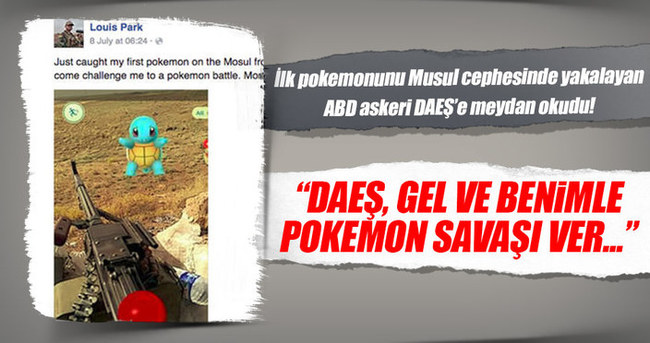ABD askeri Pokemon Go oynuyor!