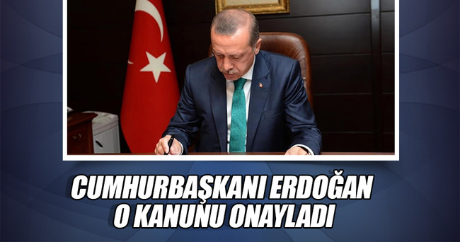 Cumhurbaşkanı Erdoğan’dan TSK kanununa onay