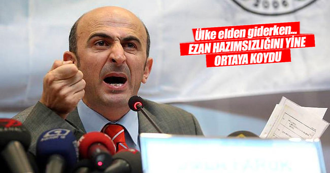 Eminağaoğlu da ezandan rahatsız oldu