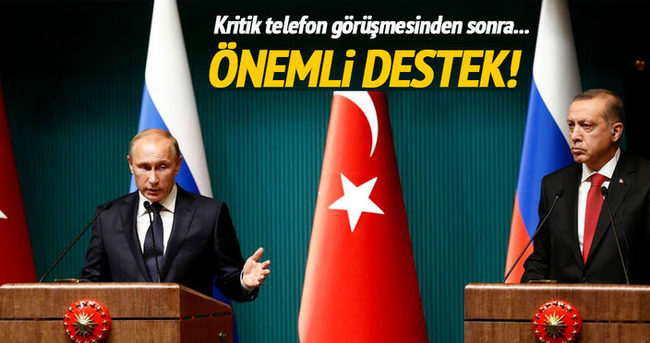 Putin Cumhurbaşkanı Erdoğan’ı aradı