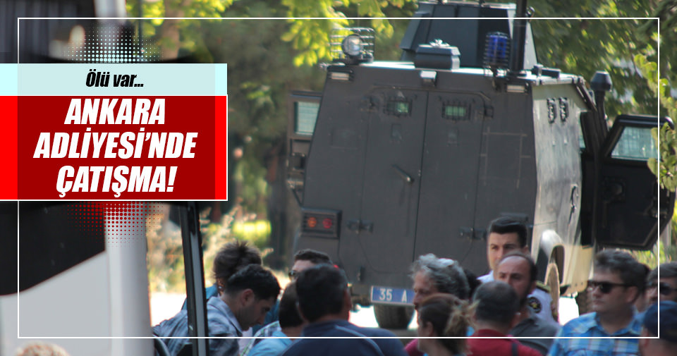 Ankara Adliyesi’nde bir asker etrafa ateş etti!