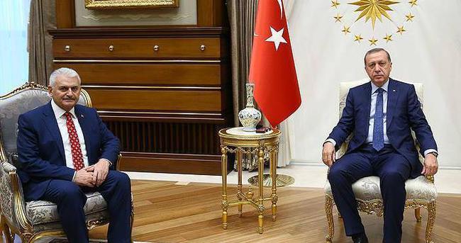 Cumhurbaşakanı Erdoğan, Başbakan Yıldırım ile görüştü