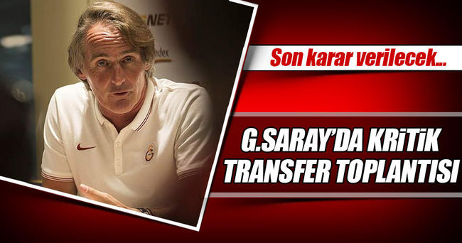 Galatasaray’da kritik transfer toplantısı