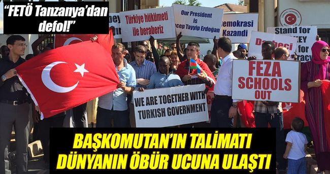 Dünyanın öbür ucundan Türkiye’ye destek mesajı