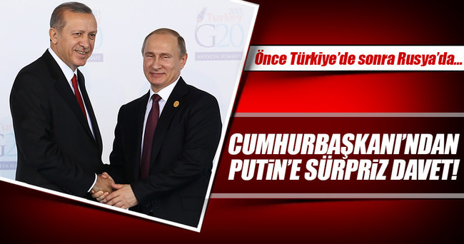 Cumhurbaşkanı Erdoğan, Putin’i o maça davet edecek