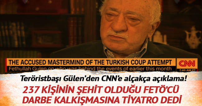 Teröristbaşı Fetullah Gülen’den skandal açıklama