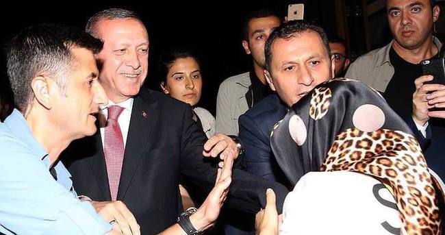 Erdoğan, vatandaşlarla bir araya geldi