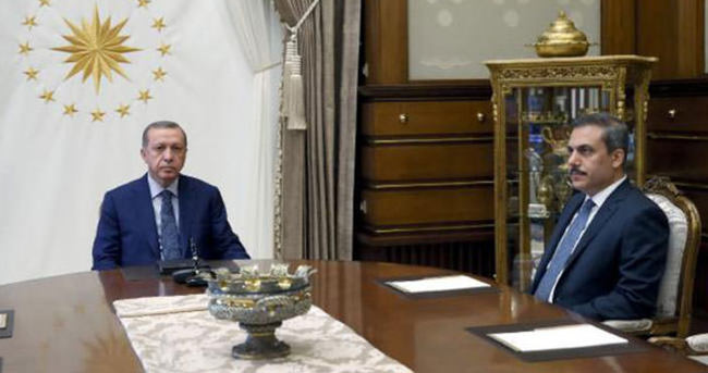 Erdoğan, MİT Müsteşarı Fidan’ı kabul etti