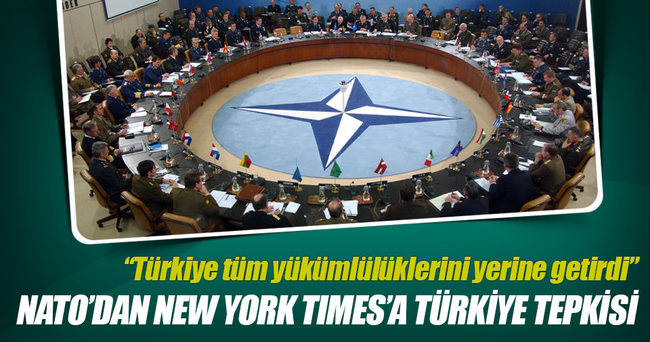 NATO’dan New York Times’a Türkiye tepkisi
