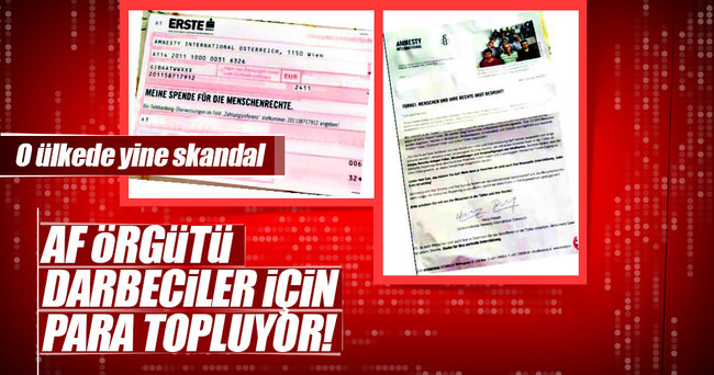 Af Örgütü darbeciler için para topluyor