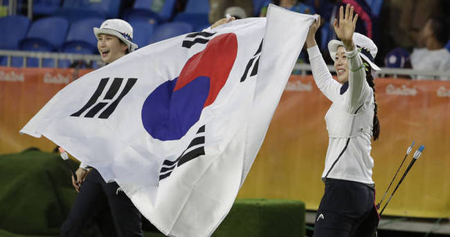 Okçuluk kadınlarda altın Güney Kore’nin