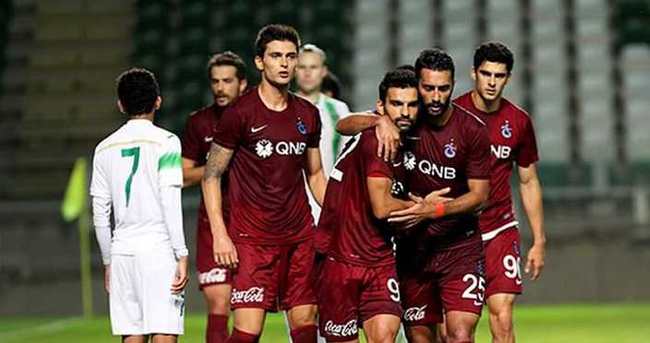 Trabzonspor hazırlık maçını 1-0 kazandı