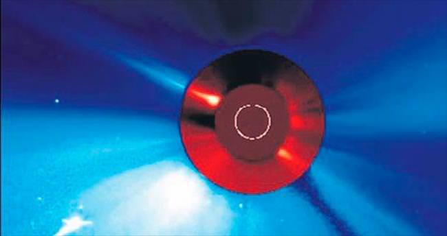 Güneş kuyruklu yıldızı yedi