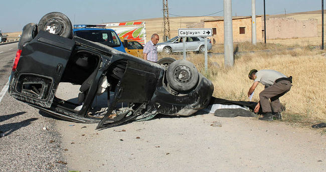 Aksaray’da kamyonet devrildi: 1 ölü, 6 yaralı