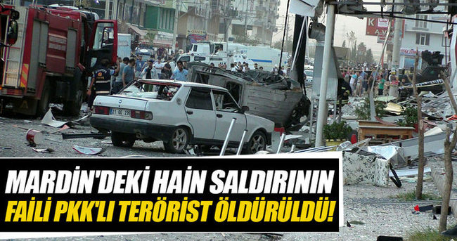 Kızıltepe’deki hain saldırıyı gerçekleştiren terörist öldürüldü