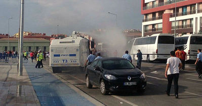 Konya’da taraftarlara polis müdahalesi!