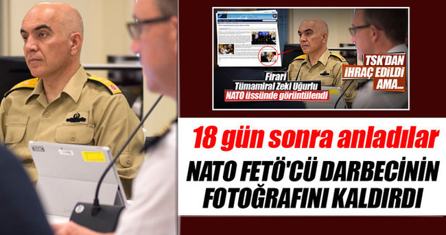Uğurlu’nun fotoğrafı NATO’nun internet sitesinden kaldırıldı