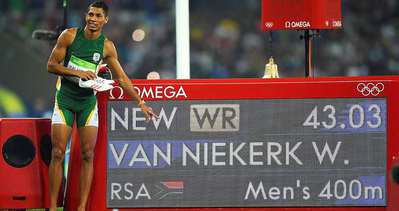 400 metrede rekor ve altın Niekerk’in