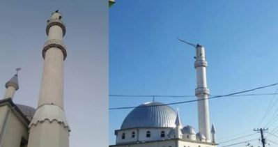 Kosova’da cami minaresine çirkin saldırı