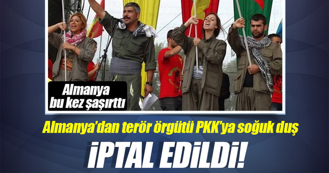 Almanya PKK’nın festivalini iptal etti