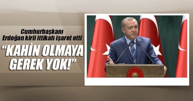Erdoğan: Kahin olmaya gerek yok