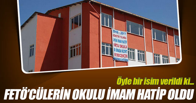 Kapatılan dershane İmam Hatip Ortaokulu oldu