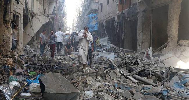 Halep’te hava saldırısı: 14 ölü