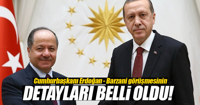 Cumhurbaşkanı Erdoğan Mesut Barzani’yi kabul etti