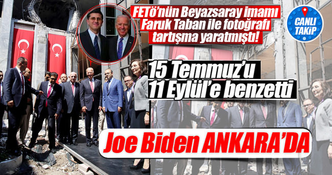 Joe Biden Ankara’ya geldi