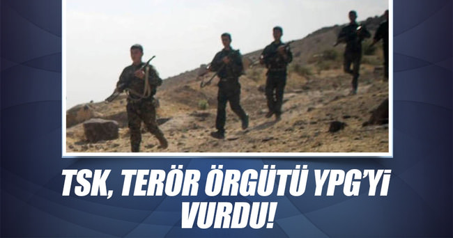 TSK, YPG’yi vurdu!