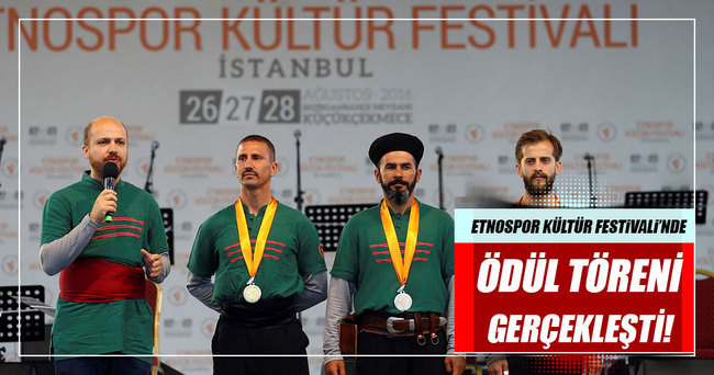 Etnospor Kültür Festivali, ödül töreni ile tamamlandı