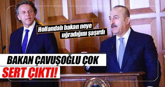 Dışişleri Bakanı Mevlüt Çavuşoğlu’ndan sert çıkış